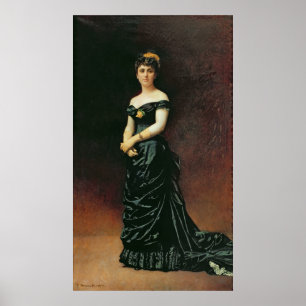 Portrait of Madame Bishoffsheim, 1877 Poster