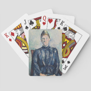 Portrait of Madame Cezanne, c.1890 (oil on canvas) Playing Cards