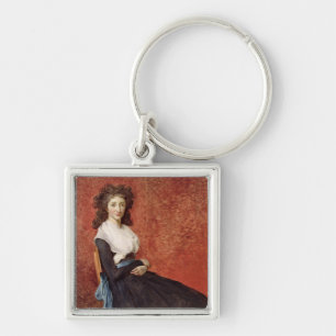 Portrait of Madame Charles-Louis Trudaine Key Ring