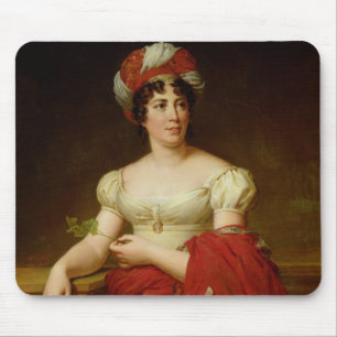 Portrait of Madame de Stael Mouse Pad