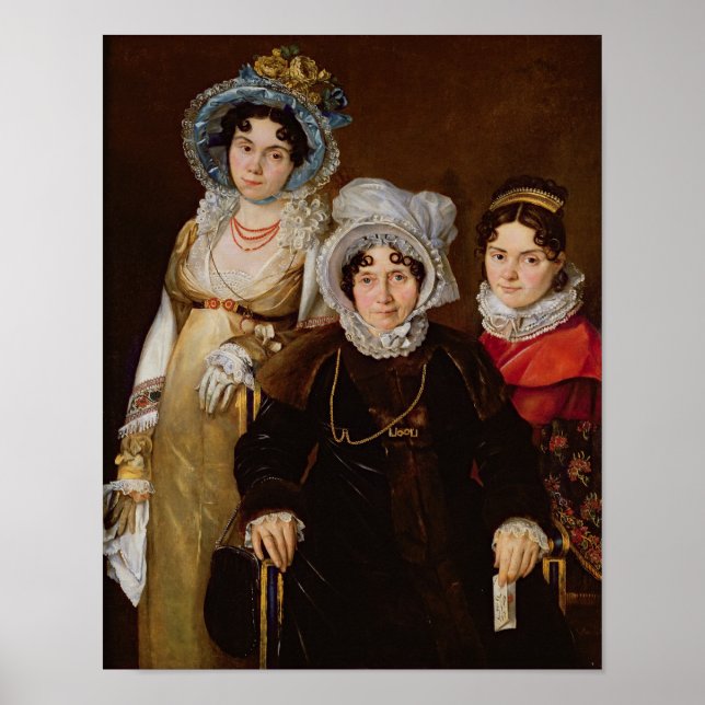 Portrait of Madame de Tangry Poster (Front)