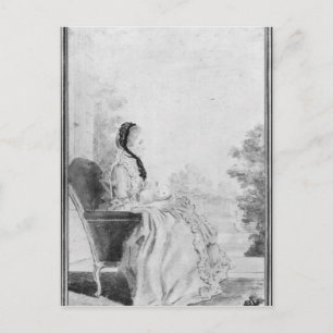 Portrait of Madame du Deffand, 1760 Postcard