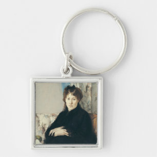 Portrait of Madame Edma Pontillon 1871 Key Ring