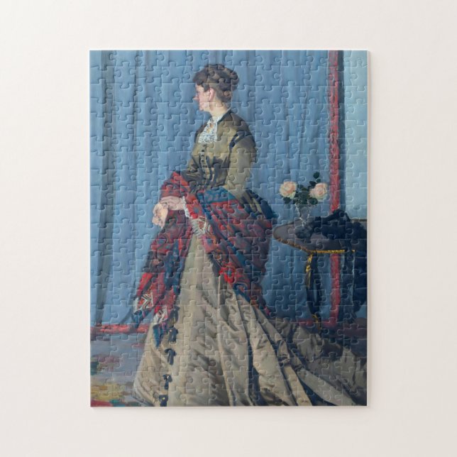 Portrait of Madame Gaudibert Monet Fine Art Jigsaw Puzzle (Vertical)