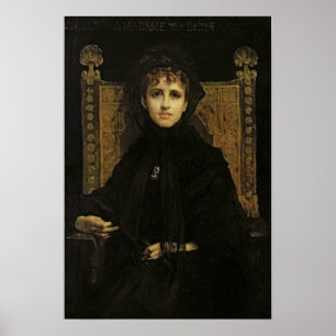 Portrait of Madame Georges Bizet  1878 Poster