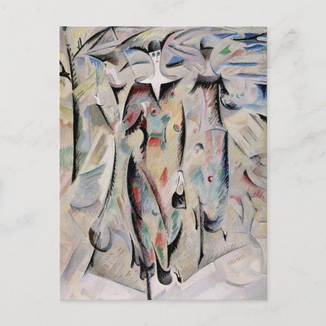 Portrait of Madame Hodler Alice Bailly Postcard (Front)