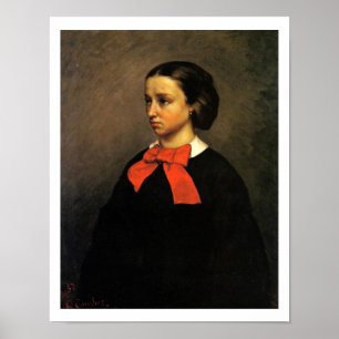 Portrait of Madame Jacquet (oil on canvas) Poster