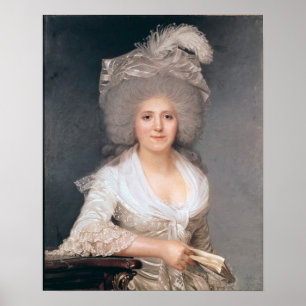Portrait of Madame Jeanne-Louise-Henriette Campan Poster