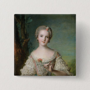 Portrait of Madame Louise de France 15 Cm Square Badge