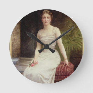 Portrait of Madame Olry-Roederer, 1900 (oil on can Round Clock
