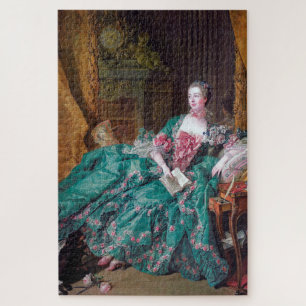 Portrait of Madame Pompadour, Boucher Jigsaw Puzzle