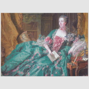 Portrait of Madame Pompadour, Boucher Tissue Paper