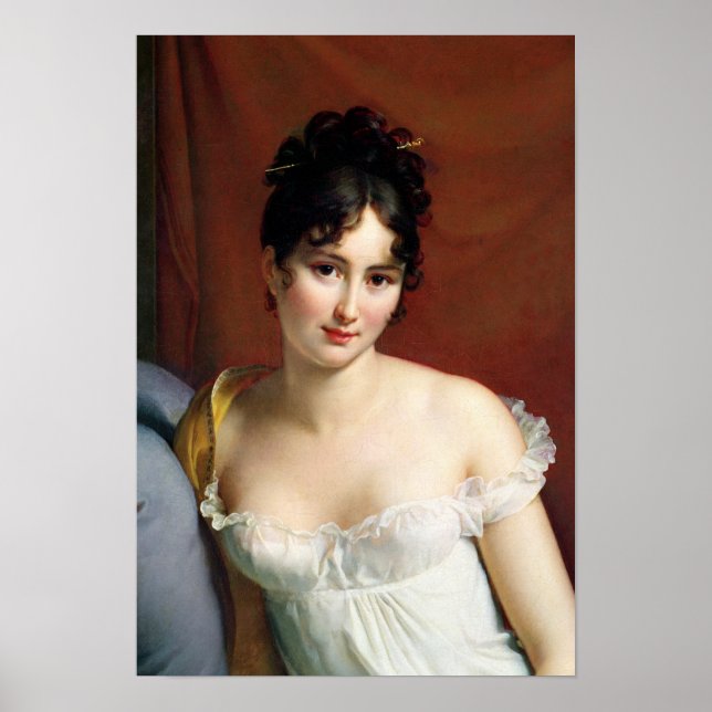 Portrait of Madame Recamier Poster (Front)