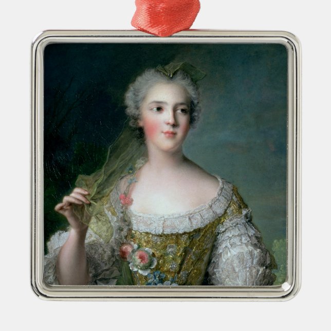 Portrait of Madame Sophie Metal Ornament (Front)