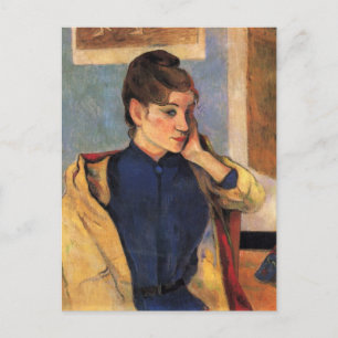 Portrait of Madeline bernard - Paul Gauguin Postcard
