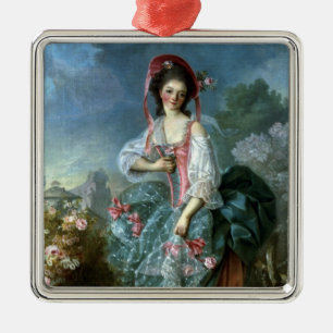 Portrait of Mademoiselle Guimard as Terpsichore, c Metal Ornament