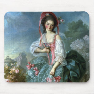 Portrait of Mademoiselle Guimard as Terpsichore, c Mouse Pad
