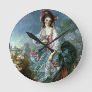 Portrait of Mademoiselle Guimard as Terpsichore, c Round Clock