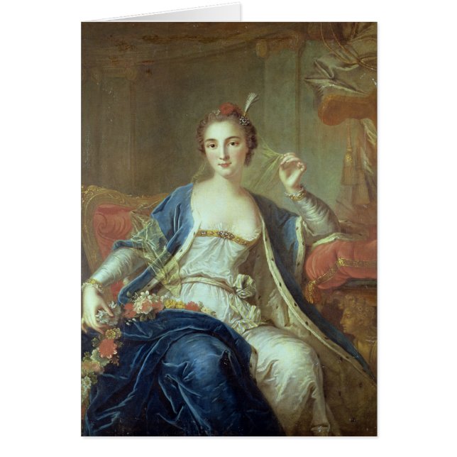 Portrait of Mademoiselle Marie Salle  1737 (Front)