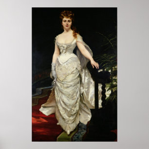 Portrait of Mademoiselle X, 1873 Poster