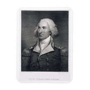 Portrait of Major General Philip Schuyler, engrave Magnet