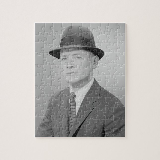 Portrait of Man Jigsaw Puzzle (Vertical)