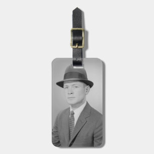 Portrait of Man Luggage Tag