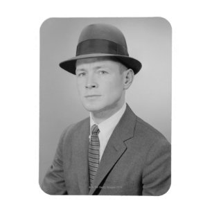 Portrait of Man Magnet