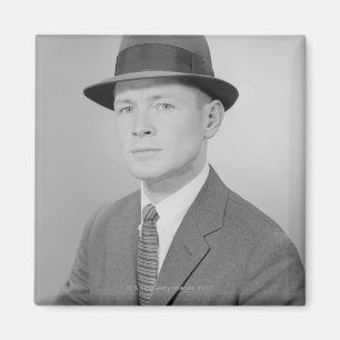 Portrait of Man Magnet