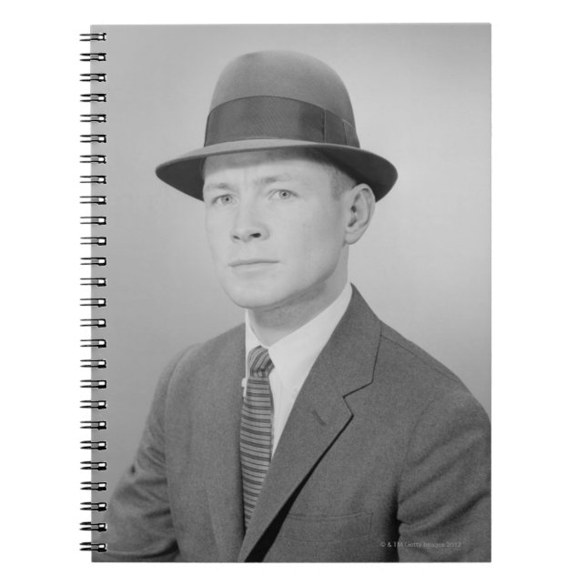 Portrait of Man Notebook (Front)
