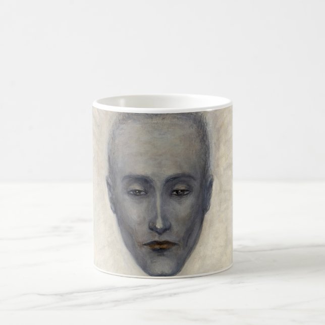 Portrait of Marcel Duchamp by Florine Stettheimer Coffee Mug (Center)