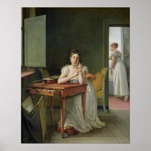 Portrait of Marceline Desbordes-Valmore Poster
