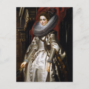 Portrait of Marchesa Brigida Spinola Doria Postcard
