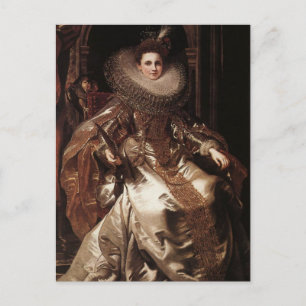Portrait of Marchesa Pallavicino by Rubens Postcard