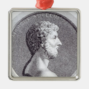 Portrait of Marcus Aurelius Metal Ornament