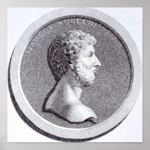 Portrait of Marcus Aurelius Poster