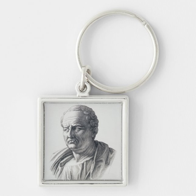 Portrait of Marcus Tullius Cicero Key Ring (Front)