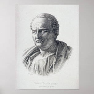 Portrait of Marcus Tullius Cicero Poster