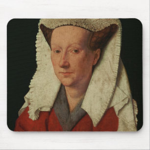 Portrait of Margaret van Eyck, 1439 Mouse Pad