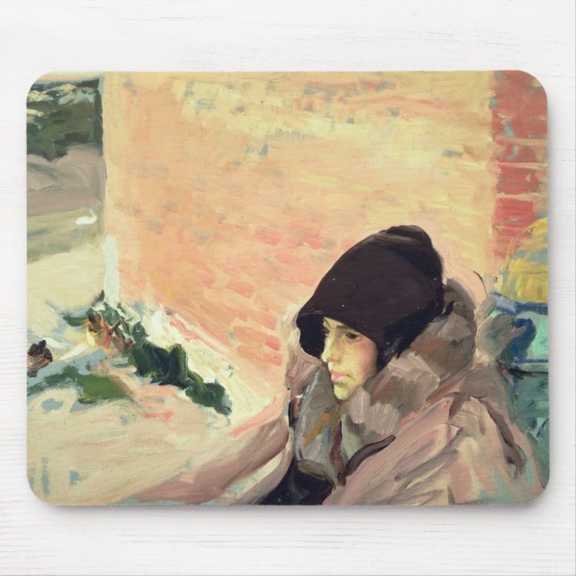 Portrait of Maria Convalescing Mouse Pad (Front)