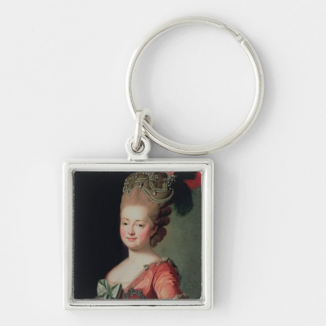 Portrait of Maria Fyodorovna Key Ring (Front)