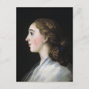 Portrait of Maria Teresa de Vallabriga Goya art Postcard