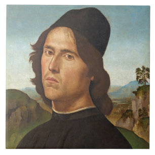Portrait of Marianito Goya, Grandson of the Artist Tile