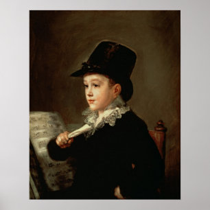 Portrait of Marianito Goya Poster