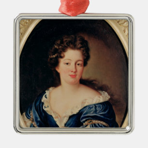 Portrait of Marie-Anne Mancini  Princess Colonna Metal Ornament