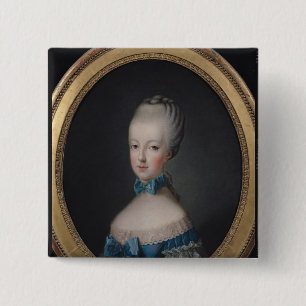 Portrait of Marie-Antoinette de 15 Cm Square Badge