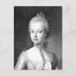 Portrait of Marie-Antoinette of Habsbourg Postcard