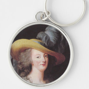 Portrait of Marie Antoinette, Queen of France Key Ring