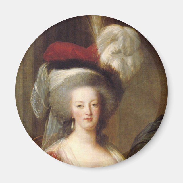 Portrait of Marie Antoinette, Queen of France Magnet (Front)