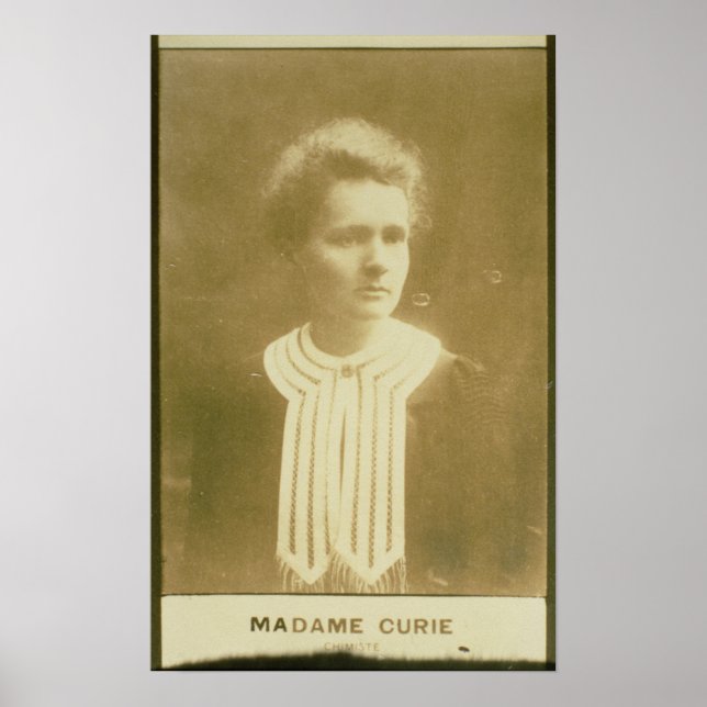 Portrait of Marie Curie Poster (Front)